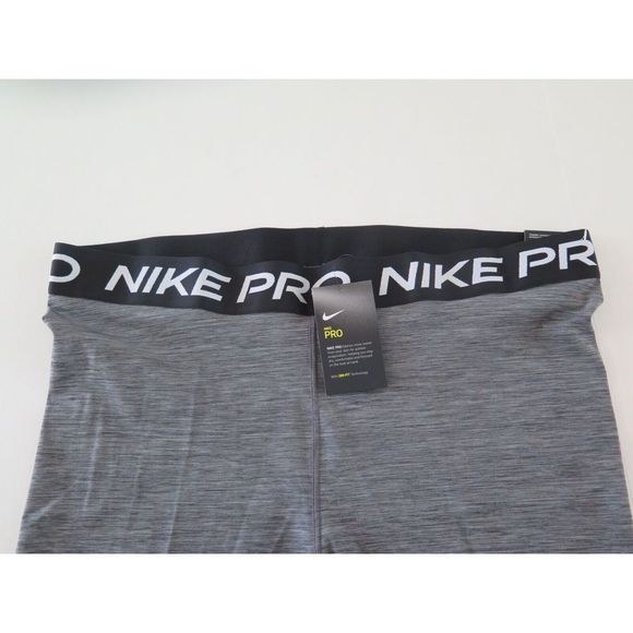 Nike Pro DC5393 084 Women's Plus Sz 3X Gray 365 Mid-Rise Crop Leggings - Picture 3 of 6